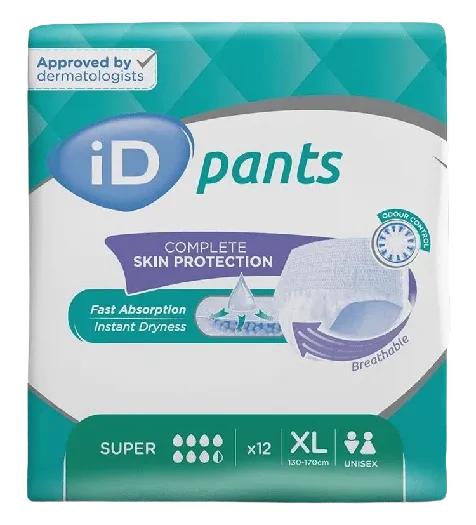 iD Pants Super XL - Kalhotky natahovací absorpční 12 ks