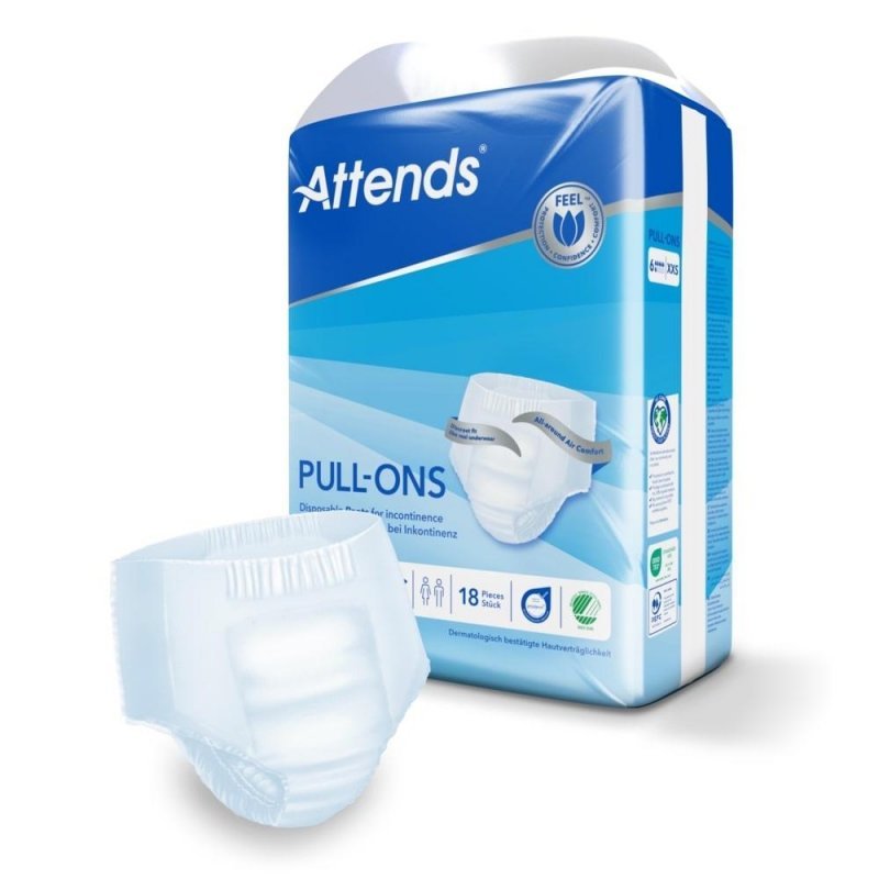 Attends Pull-Ons 6 XXS - Kalhotky natahovací absorpční 18 ks