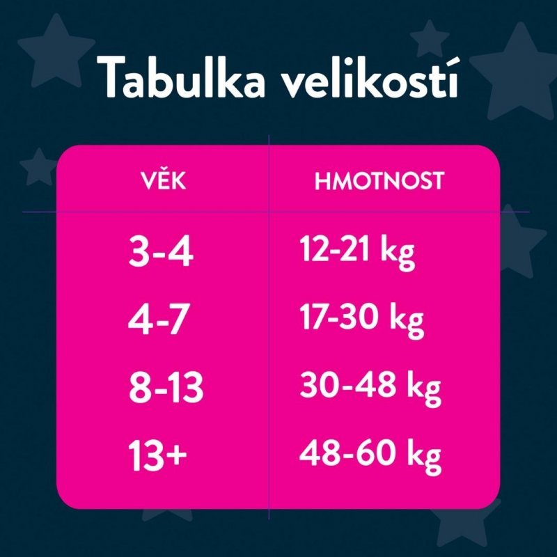 Huggies DryNites pro dívky 13+ let, 48-60 kg - Natahovací kalhotky 9 ks