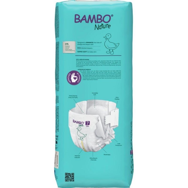 Bambo Nature Tall pack 7, 18+ kg - 40 ks