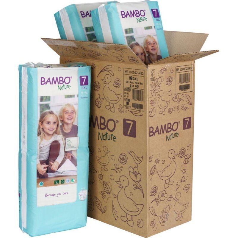 Bambo Nature Tall pack 7, 18+ kg - 40 ks