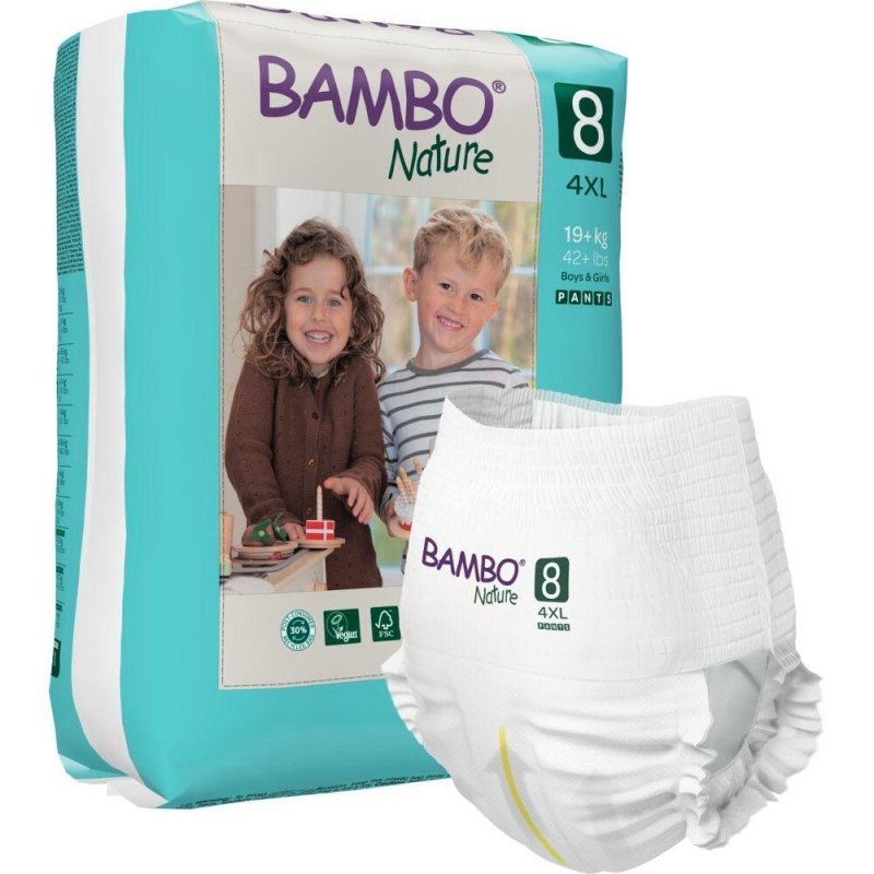Bambo Nature PANTS 8 - 19+ kg, 16 ks