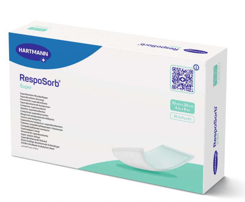 Savé sterilní krytí Resposorb Super - 10x20 cm, 10ks