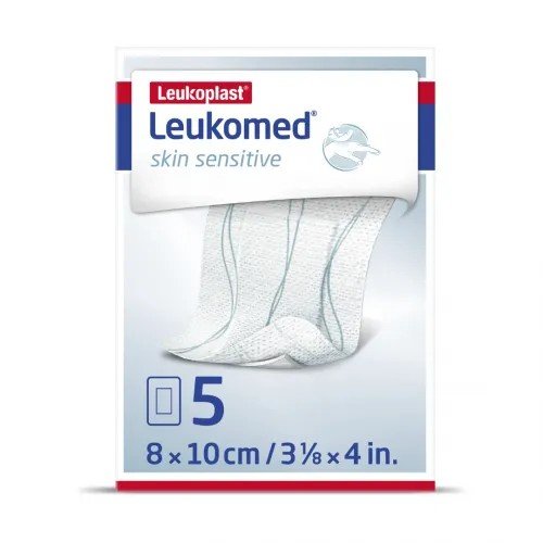 Leukomed Skin Sensitive 5ks - 8 x 10 cm, 5ks