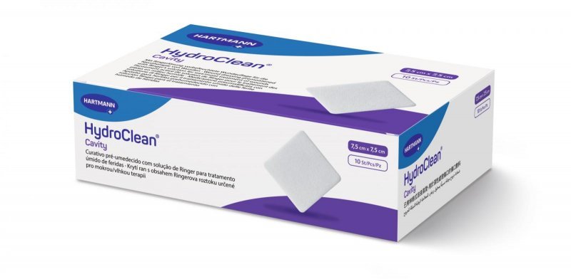 Aktivní čisticí krytí HydroClean Cavity - 7,5x7,5 cm, 10ks