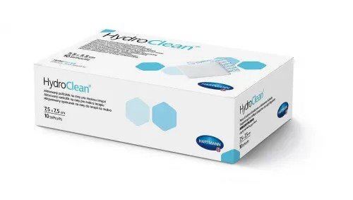 Superabsorpční krytí HydroClean - 7,5 x 7,5 cm, 10ks