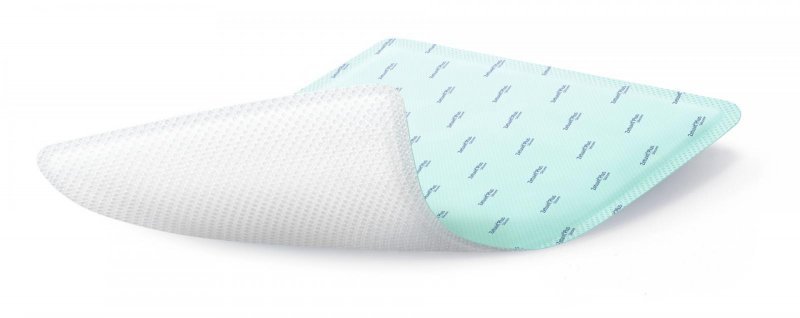 Superabsorpční krytí Zetuvit Plus Silicone - 12,5x12,5 cm, 10 ks