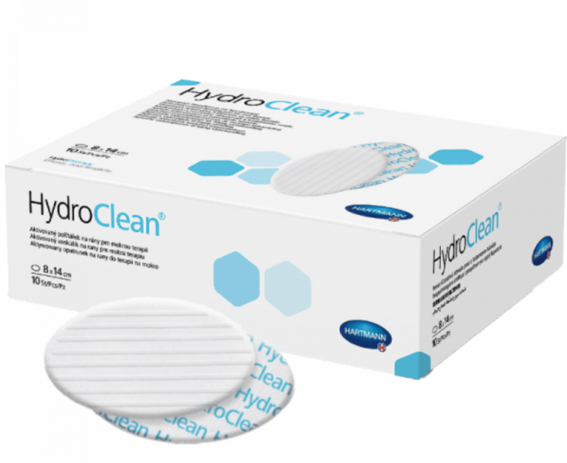 Superabsorpční krytí HydroClean - 8 x 14 cm ovál, 10ks