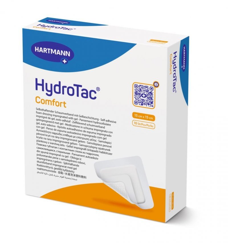 Krytí s Hydrogelem HydroTac Comfort 10 ks - 15 x 15 cm