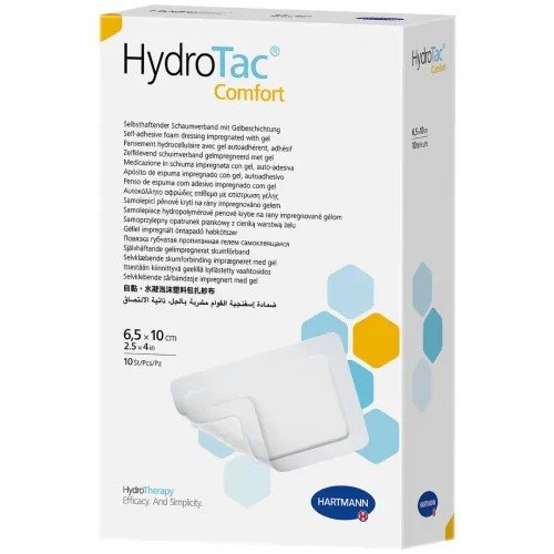 Krytí s Hydrogelem HydroTac Comfort 10 ks - 6,5 x 10 cm