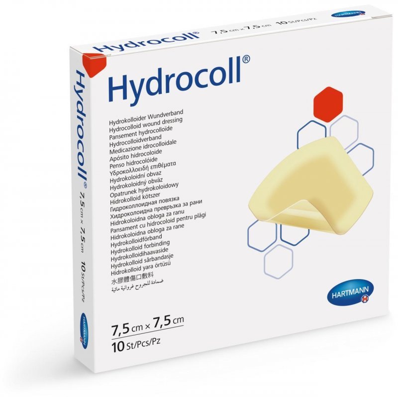 Hydrokoloidní krytí Hydrocoll 10 ks - 7,5x7,5 cm