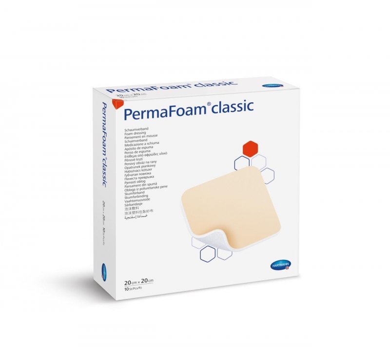 Polyuretanové krytí PermaFoam Classic - Bez lepícího okraje, 20x20 cm, 10ks