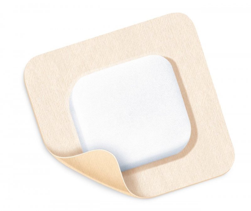 Polyuretanové krytí PermaFoam Classic Border - S lepícím okrajem, 10 x 10 cm (5 x 5 cm vel. polštářku), 10ks