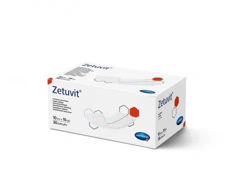 Zetuvit nesterilní kompres - 10 x 10 cm, 30ks