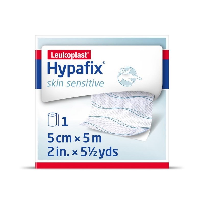 Leukoplast Hypafix skin sensitive - 5cm x 5 m, 1ks