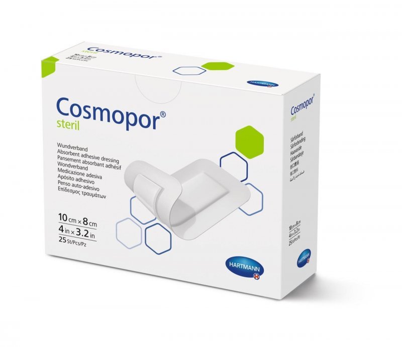 Cosmopor Steril 10 x 8 cm - 25ks