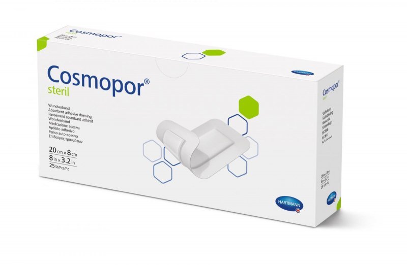 Cosmopor Steril 20 x 8 cm - 25ks