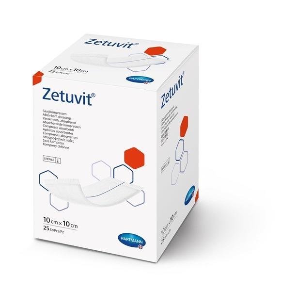 Zetuvit sterilní kompres - 20x40cm, jednotlivě baleno, 5ks