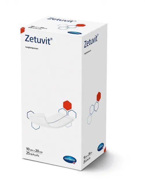 Zetuvit sterilní kompres - 20 x 20 cm, 15ks