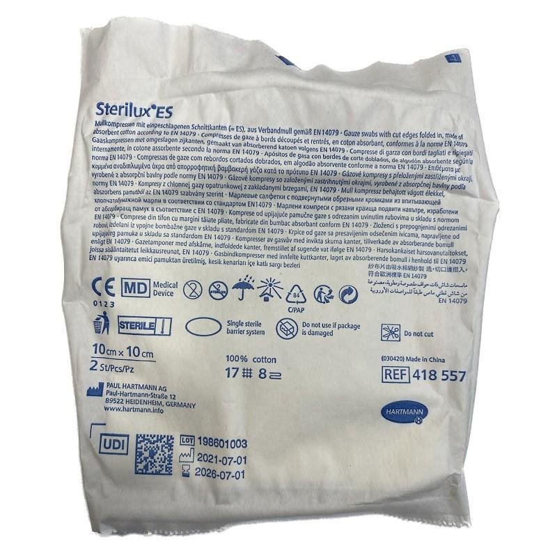 Skládané sterilní kompresy Sterilux ES 10x10 cm - 2ks