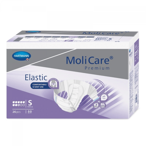 MoliCare Elastic 8 kapek S - Kalhotky absorpční zalepovací s elastickými bočními pásy 26 ks