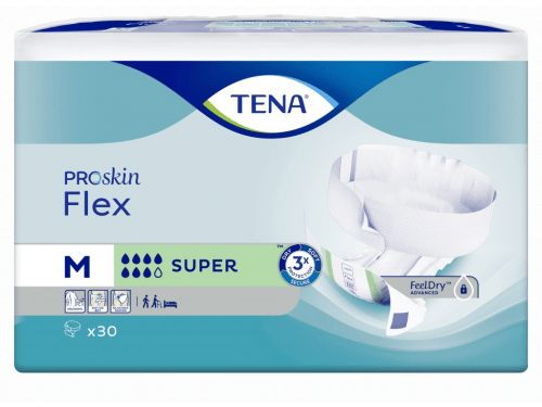 Tena Flex Super M - Kalhotky absorpční s pásem 30 ks