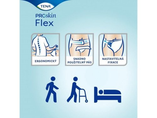 Tena Flex Super M - Kalhotky absorpční s pásem 30 ks