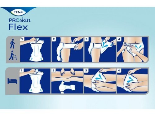 TENA Flex Super L - Kalhotky absorpční s pásem 30 ks