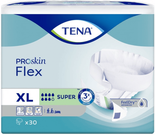 Tena Flex Super XL - Kalhotky absorpční s pásem 30 ks
