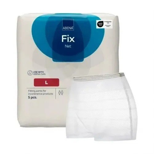 Abena FIX NET L - Fixační síťované kalhotky, boky 90-140 cm, 5ks