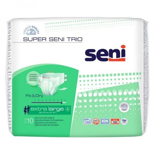 SENI Super Trio XL - Kalhotky absorpční prodyšné vysoká savost 10 ks SENI Super Trio XL - Kalhotky absorpční prodyšné vysoká savost 10 ks