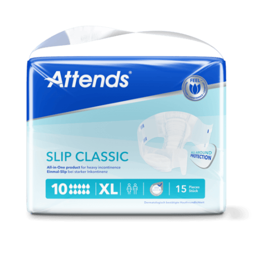 Attends Slip Classic 10 XL - Kalhotky absorpční plenkové 15 ks