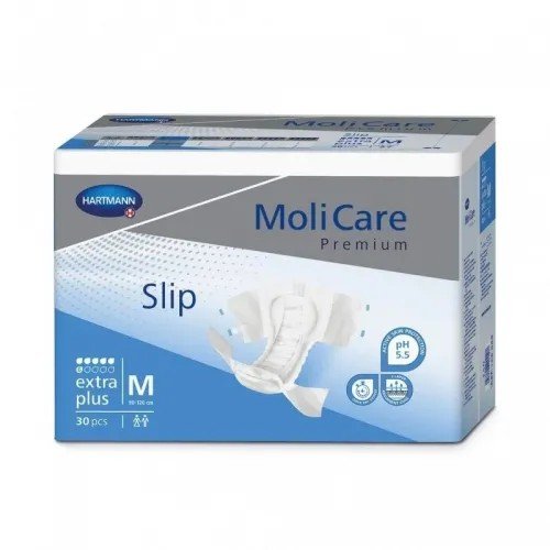Molicare Slip 6 kapek M - Zalepovací kalhotky, boky 90-120cm, savost 1891ml, 30 ks