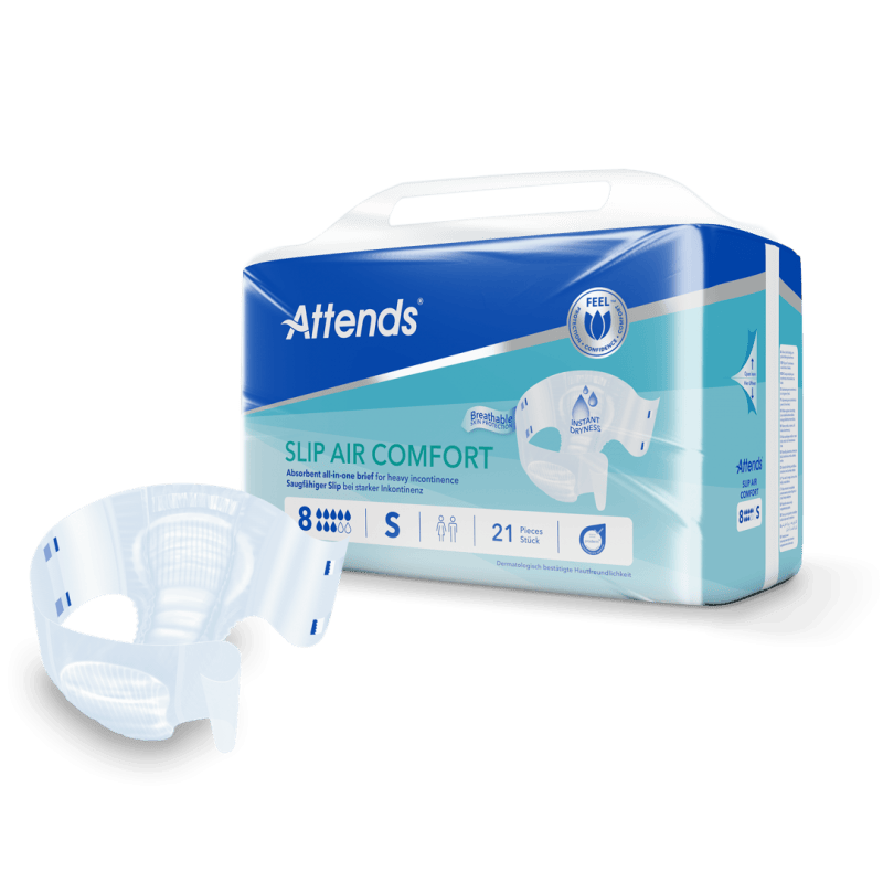 Attends Slip Air Comfort 8 S - Kalhotky absorpční plenkové 21 ks
