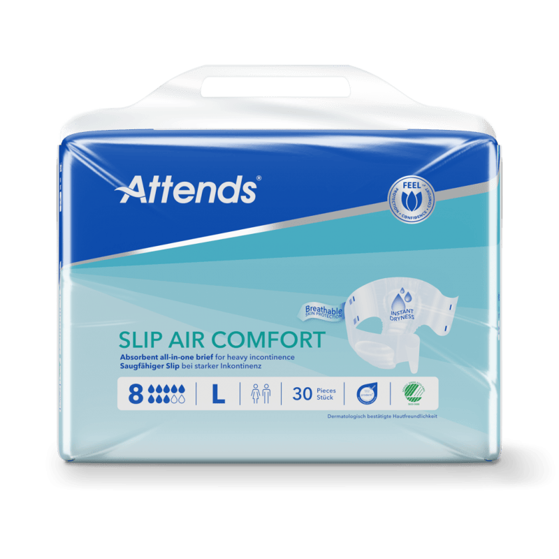 Attends Slip Air Comfort 8 L - Kalhotky absorpční plenkové 30 ks