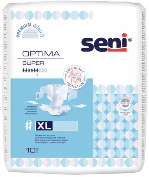 SENI Optima Super XL - Kalhotky absorpční s pásem denní 10ks