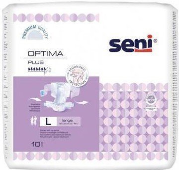SENI Optima Plus L - Kalhotky absorpční s pásem noční 10 ks