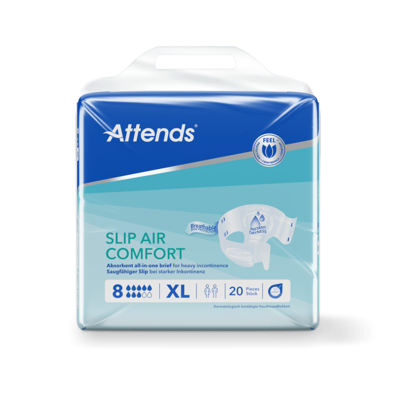 Attends Slip Air Comfort 8 XL - Kalhotky absorpční plenkové 20 ks