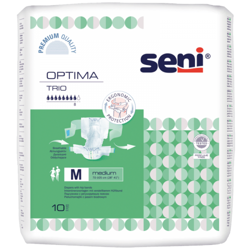 SENI Optima Trio M - Kalhotky absorpční s pásem noční 10 ks SENI Optima Trio M - Kalhotky absorpční s pásem noční 10 ks