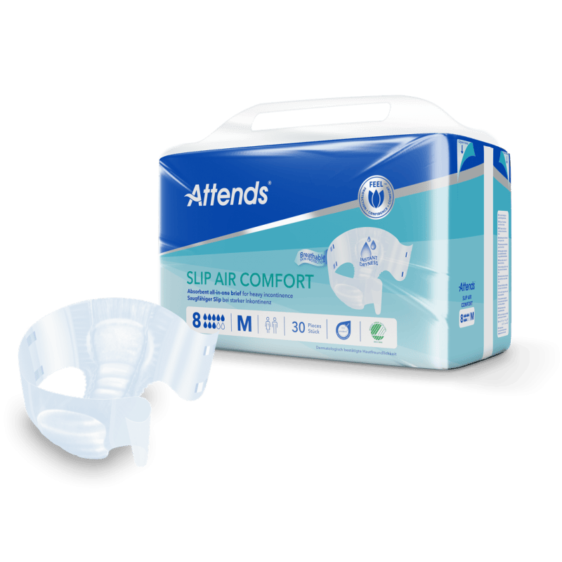 Attends Slip Air Comfort 8 M - Kalhotky absorpční plenkové 30 ks