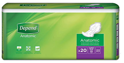 Depend Super Plus - Vložné pleny absorpční 20 ks