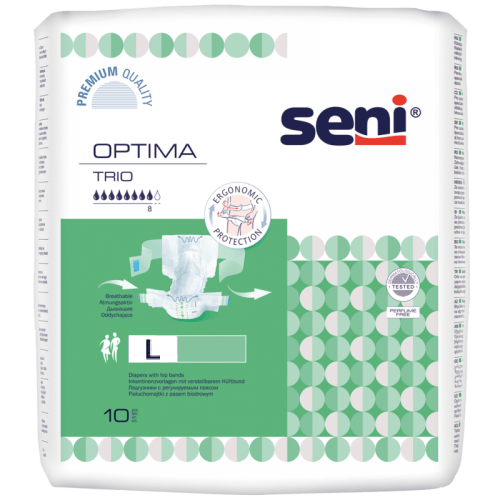 SENI Optima Trio L - Kalhotky absorpční s pásem noční 10 ks