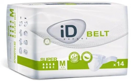 iD Belt Super M - Kalhotky absorpční s pásem 14 ks