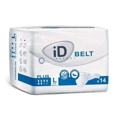 iD Belt Plus L - Kalhotky absorpční s pásem 14 ks