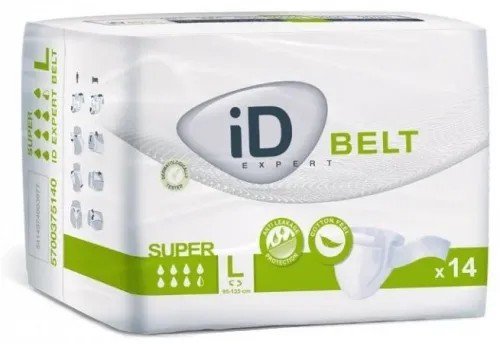 iD Belt Super L - Kalhotky absorpční s pásem 14 ks