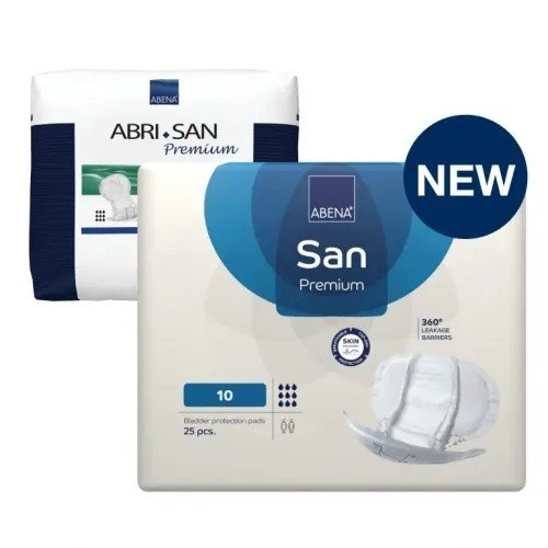 Abena San PREMIUM 10 - Absorpční pleny, savost 2800ml, 25ks