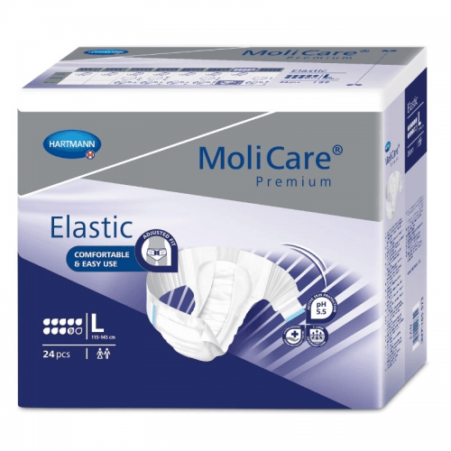 MoliCare Elastic 9 kapek M - Kalhotky absorpční zalepovací s elastickými bočními pásy 26 ks