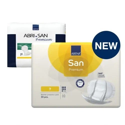 Abena San PREMIUM 7 - Absorpční pleny, savost 2100ml, 30ks