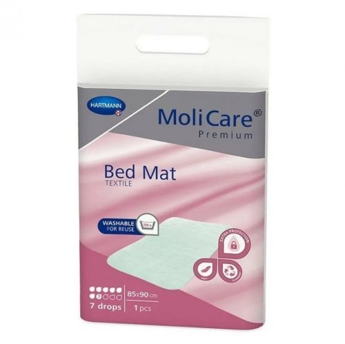 MoliCare Bed Mat Textile 7 kapek 85x90cm - Podložka absorpční 1 ks