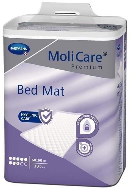 MoliCare Bed Mat 8 kapek 60x60cm - Podložka absorpční 30 ks